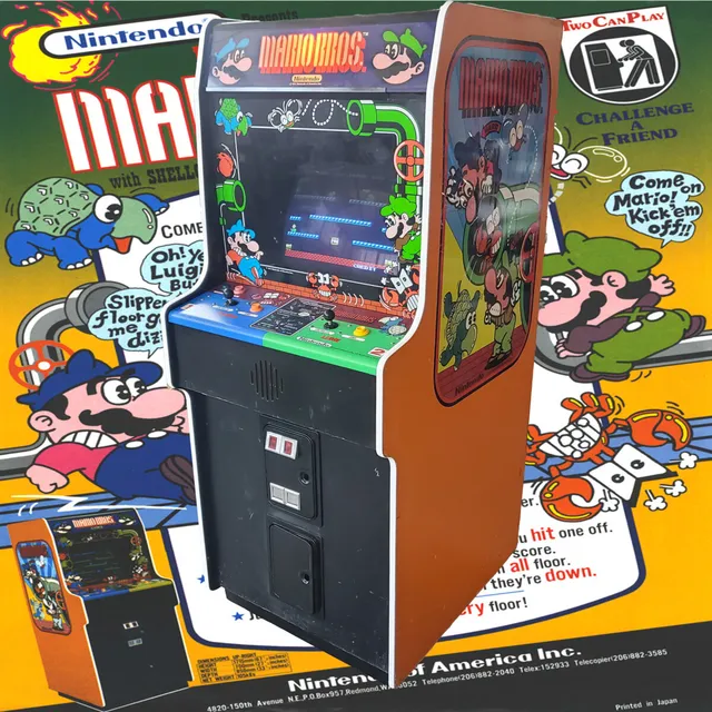 Arcade Story Mario Bros. cabinato arcade platform 2 giocatori