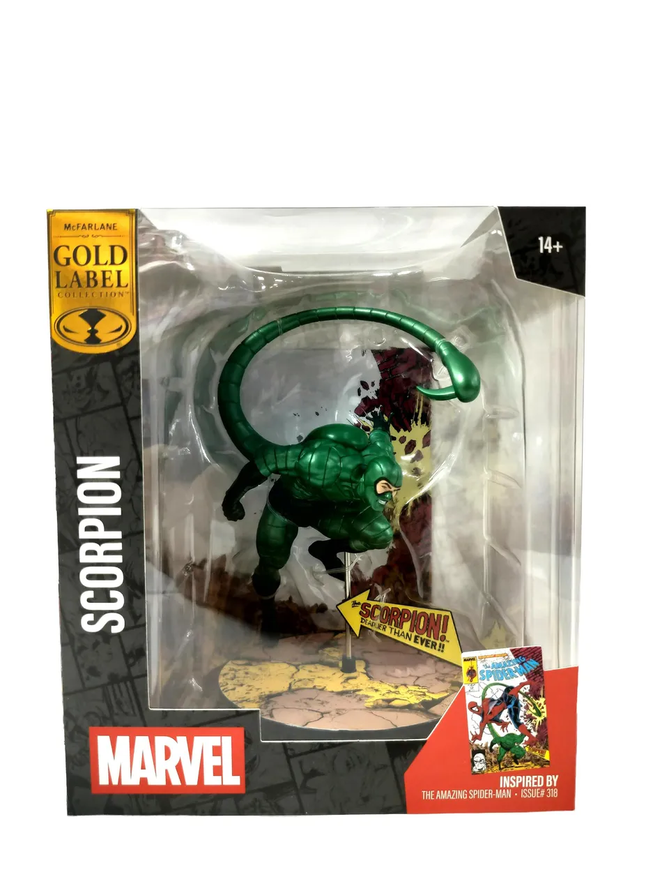 McFarlane Marvel Spider-Man #318 Linea Art Statua 1/10 Gold