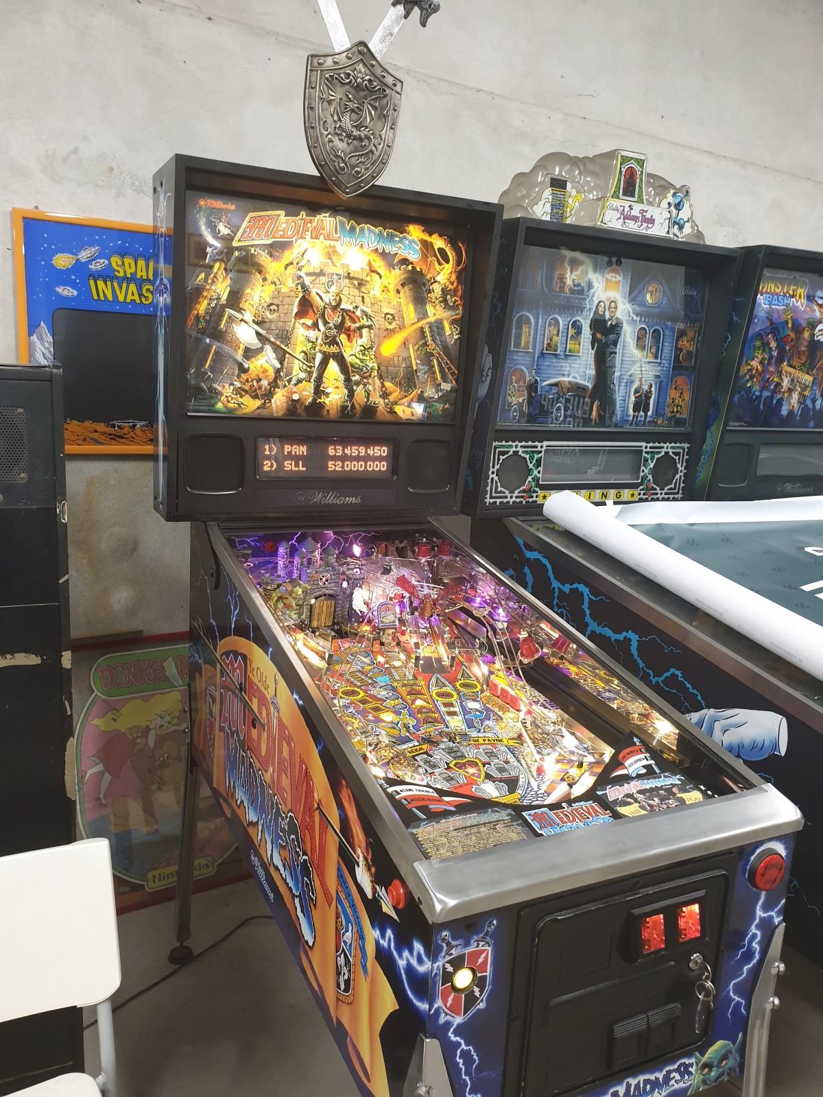 Arcade Story Medieval Madness flipper Williams 1997