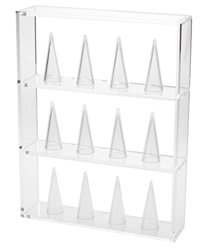 Safe Vitrinen 5267 Display Anelli in Acrilico Trasparente