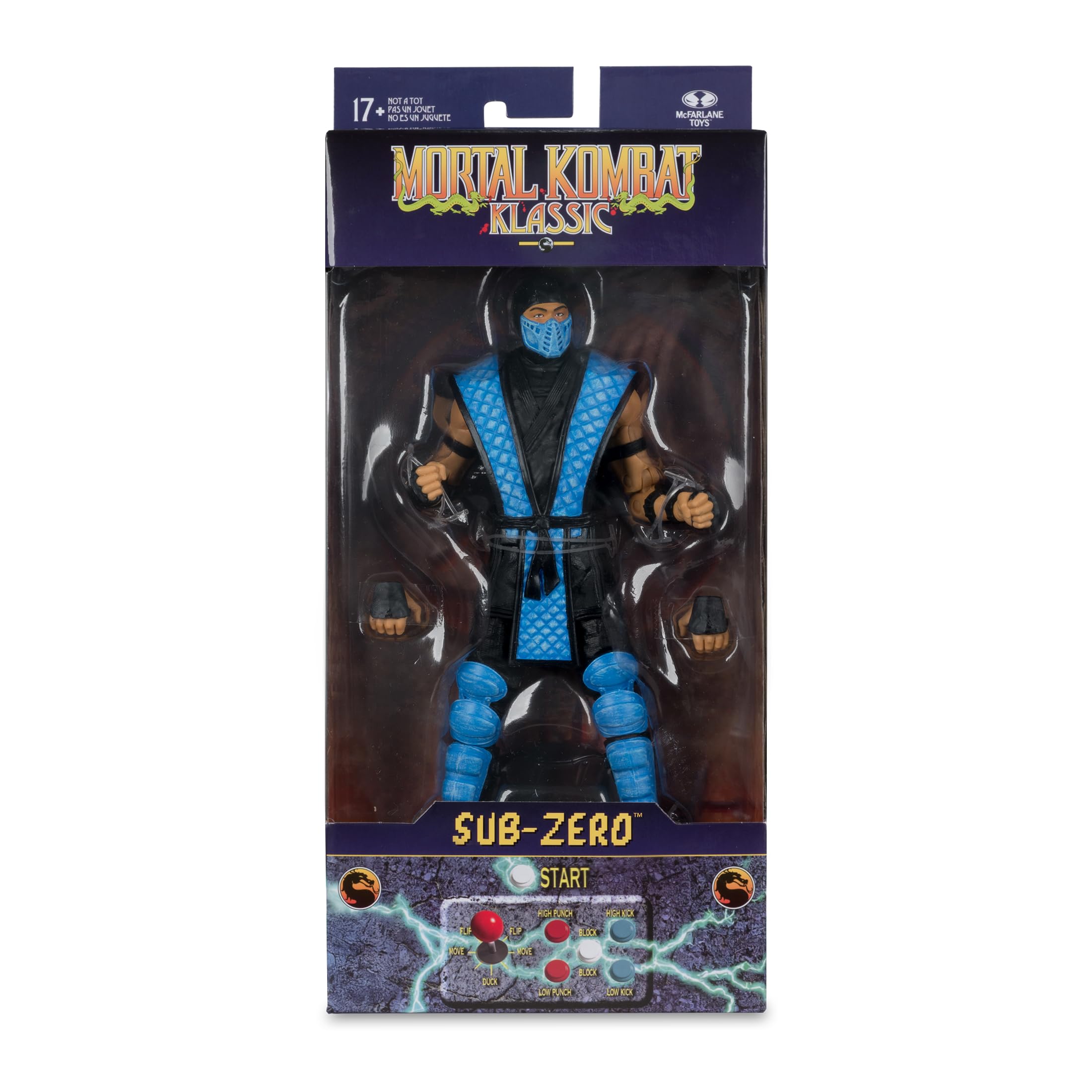McFarlane Mortal Kombat Klassic Sub-Zero action figure 7" 17,8 cm