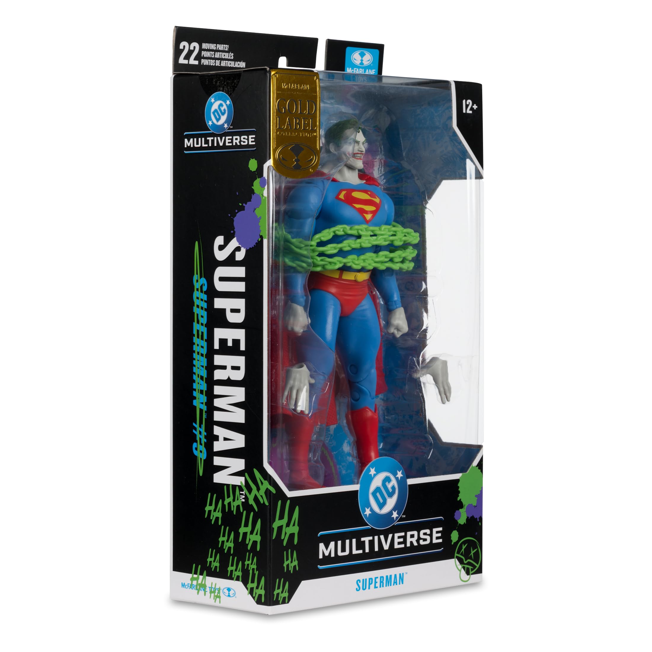 McFarlane DC Multiverse Superman #9 Jokerized Gold Label 18 cm