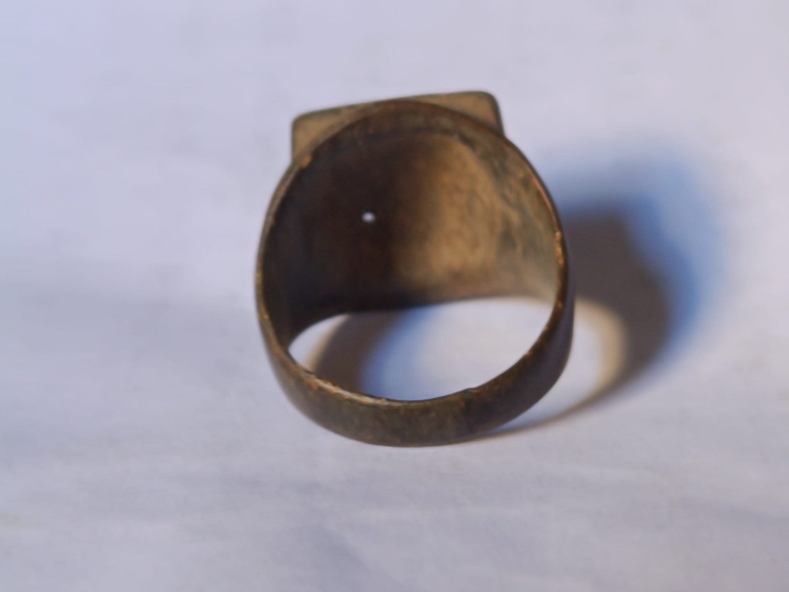 TS Collezionismo Antiquariato Anello medievale anello bronzo misura 15