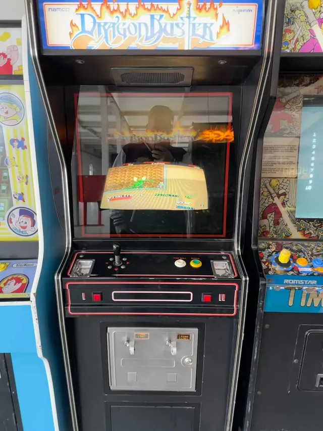 Arcade Story Arcade Dragon Buster 1984 cabinato Namco