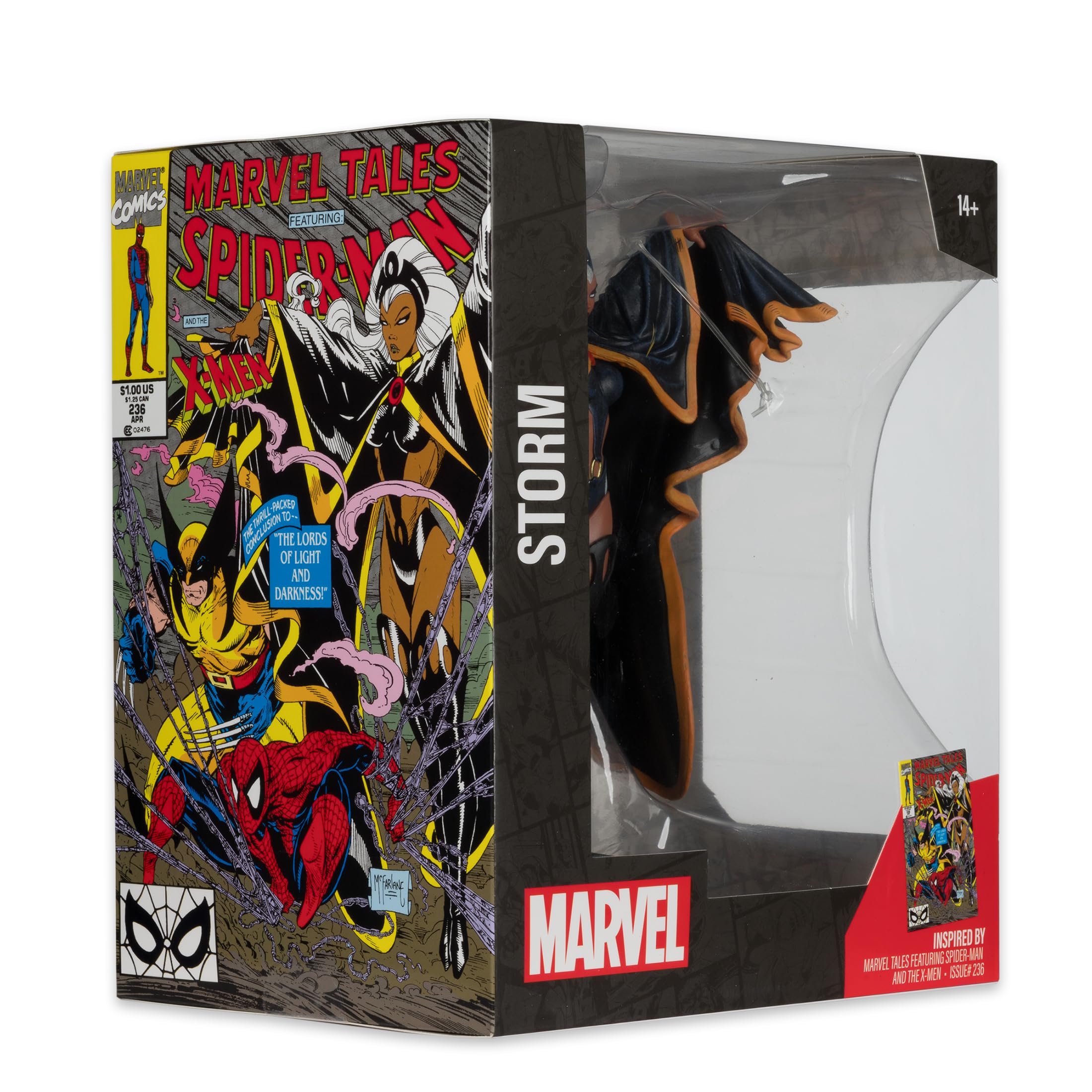 McFarlane Marvel Storm Marvel Tales 236 statua 1:10 con scena