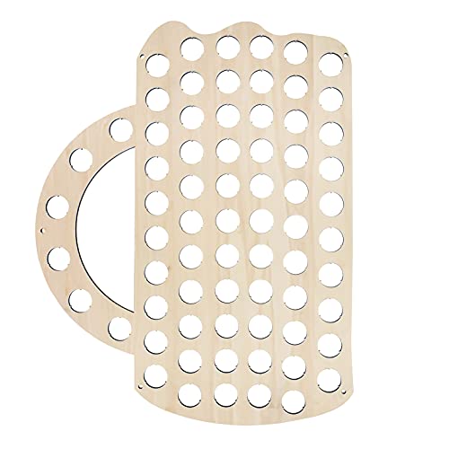 SAFE 36989 Quadro Boccale per 70 Tappi Birra in Legno