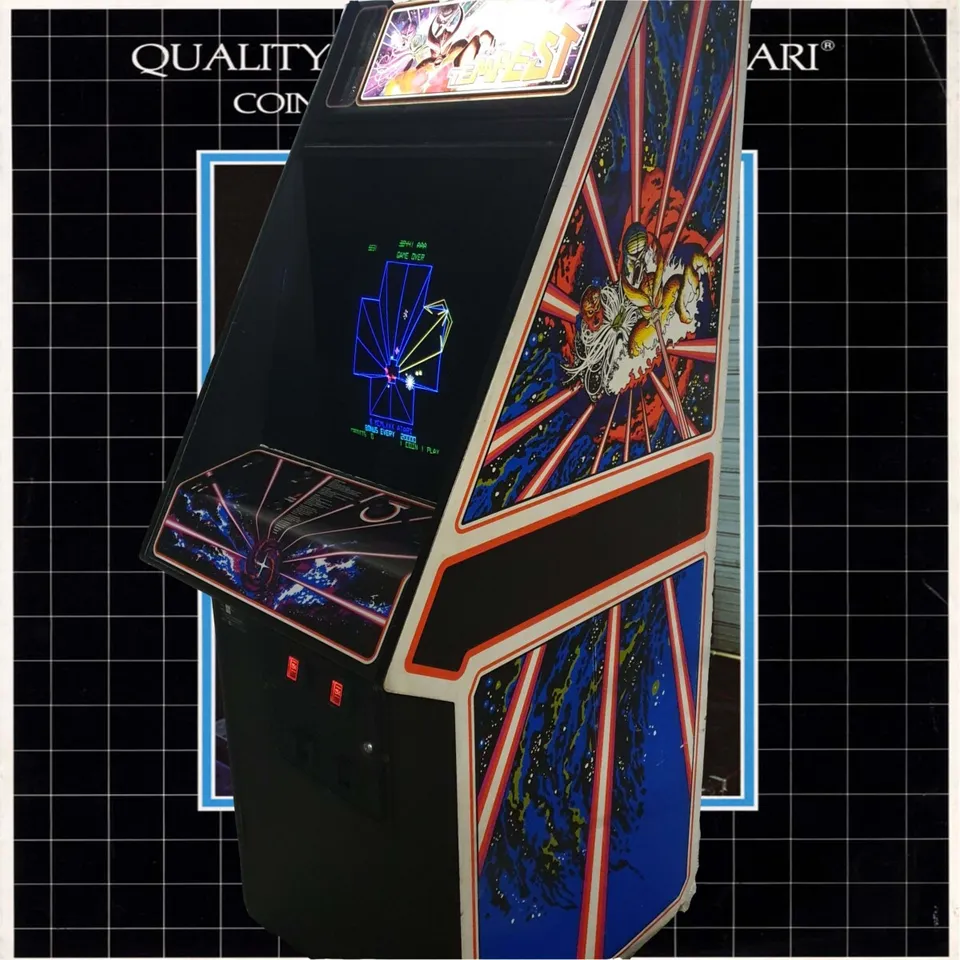 Arcade Story Arcade Tempest Atari cabinato tunnel vettoriale