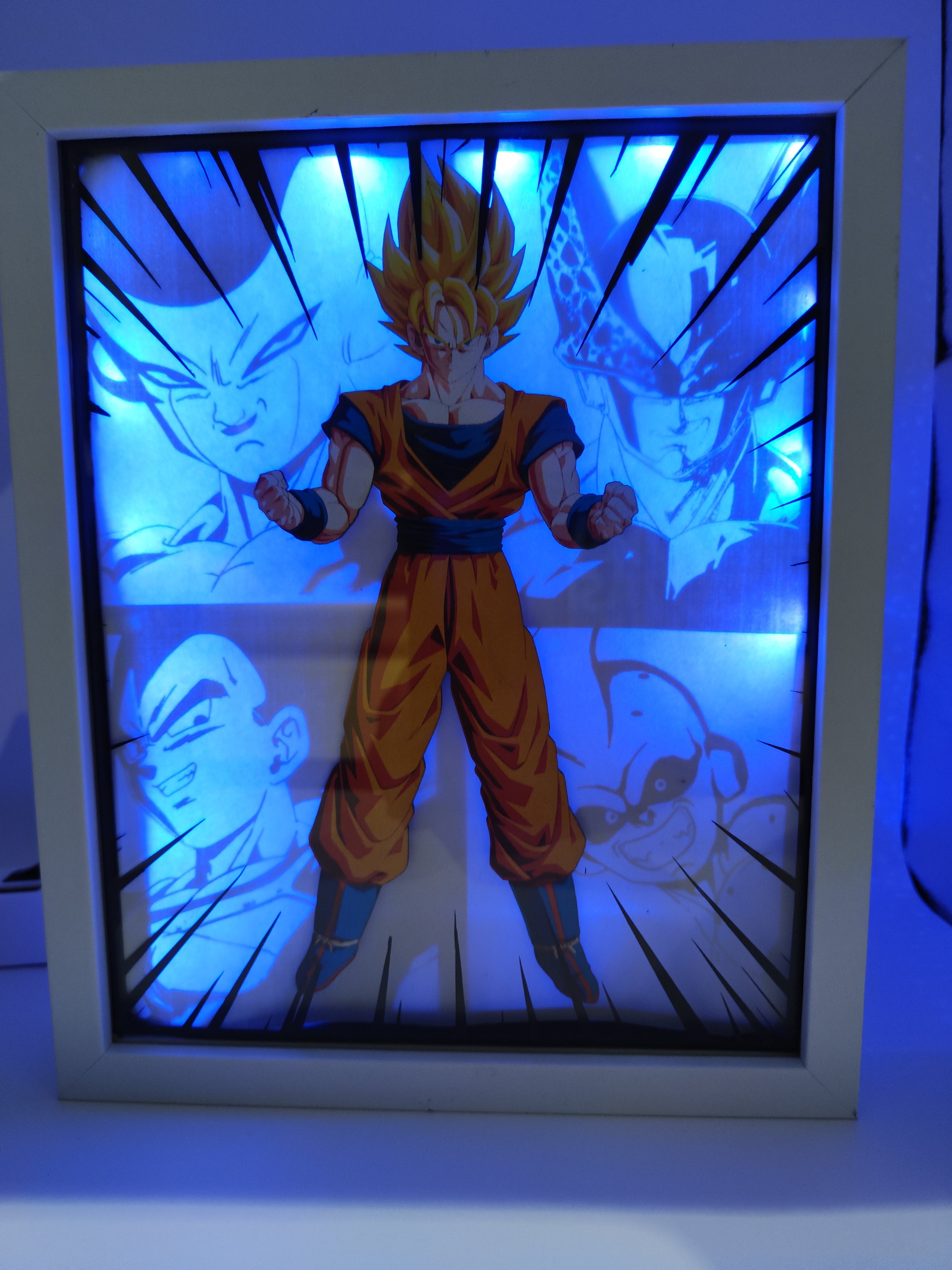 L'Atelier di Zelda Mondi di Luce Goku lightbox RGB USB