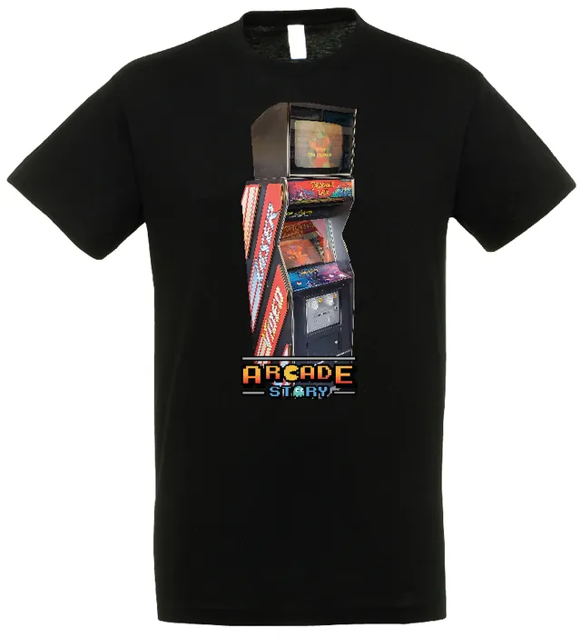 Arcade Story Magliette Dragon's Lair Maglietta Cotone Nero