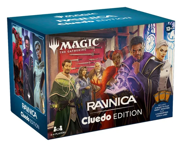 Magic The Gathering Ravnica Cluedo Edition box inglese 8 booster