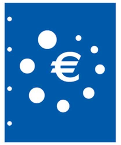 SAFE TOPset 7856 fogli monete euro cursore blu