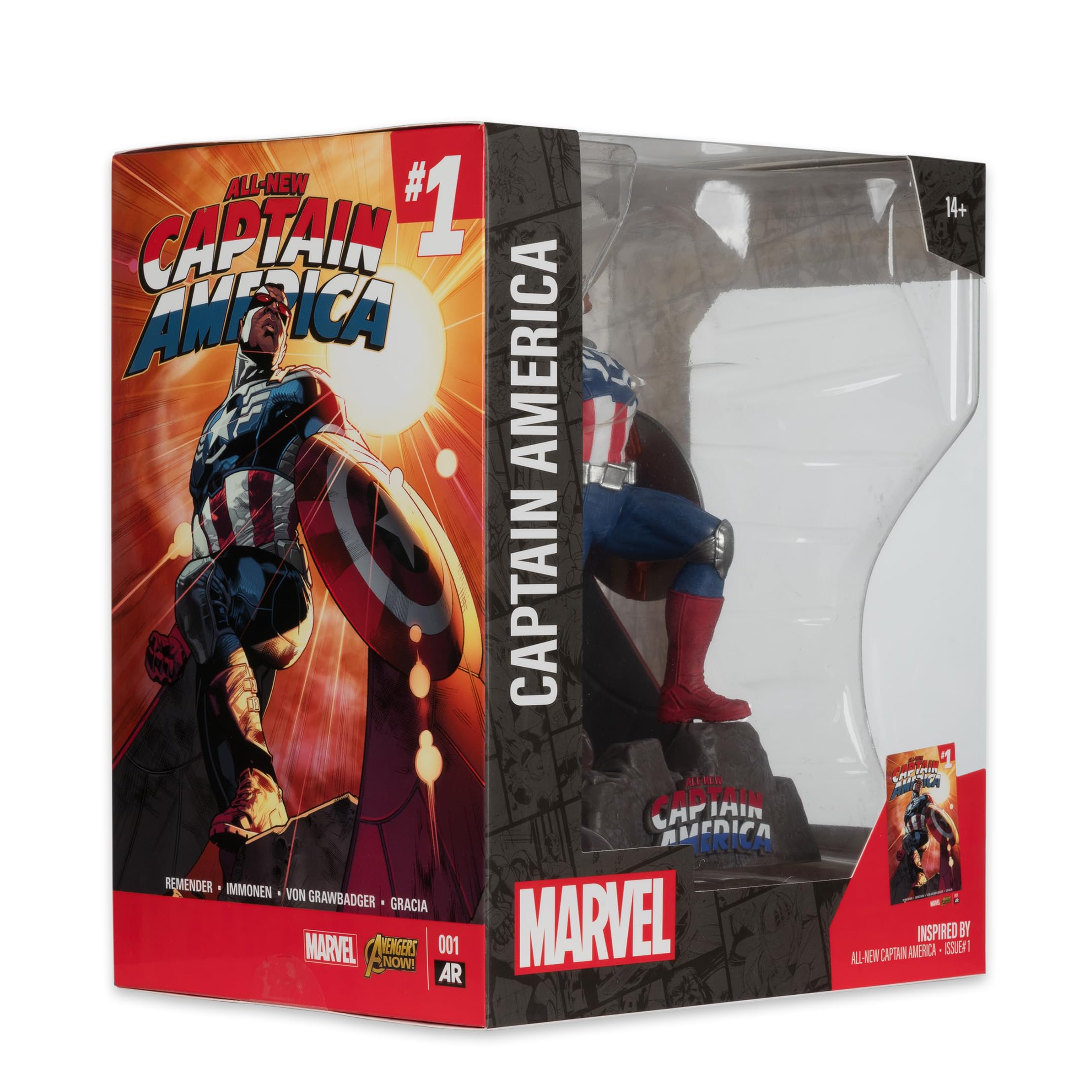 McFarlane Marvel Captain America #1 statua 1:10 con scena