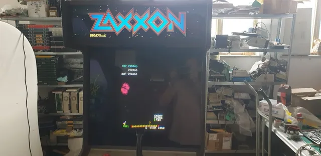 Arcade Story Zaxxon cabinato arcade SEGA 1982 isometrico