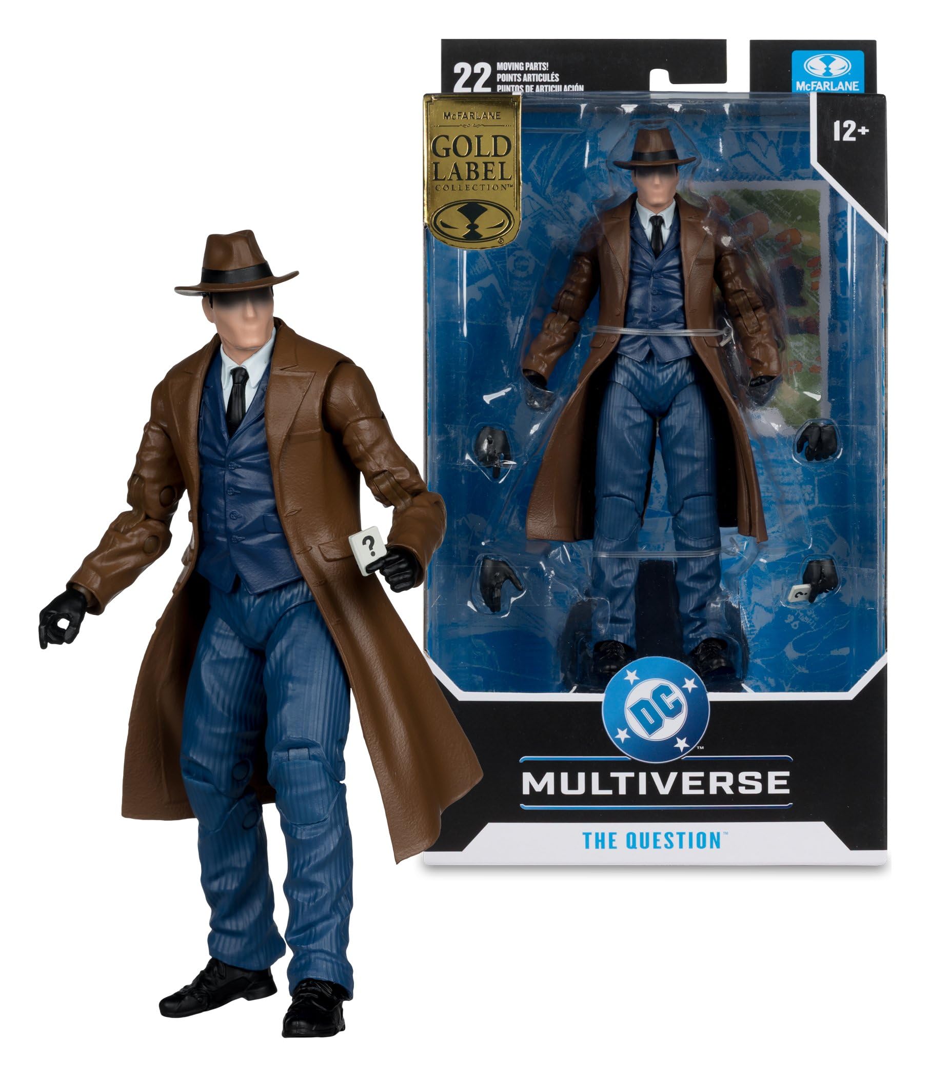 McFarlane DC Multiverse The Question action figure Gold Label