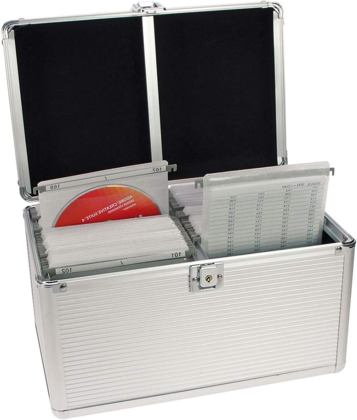Safe Sammelboxen 200 valigetta CD bloccabile collezione
