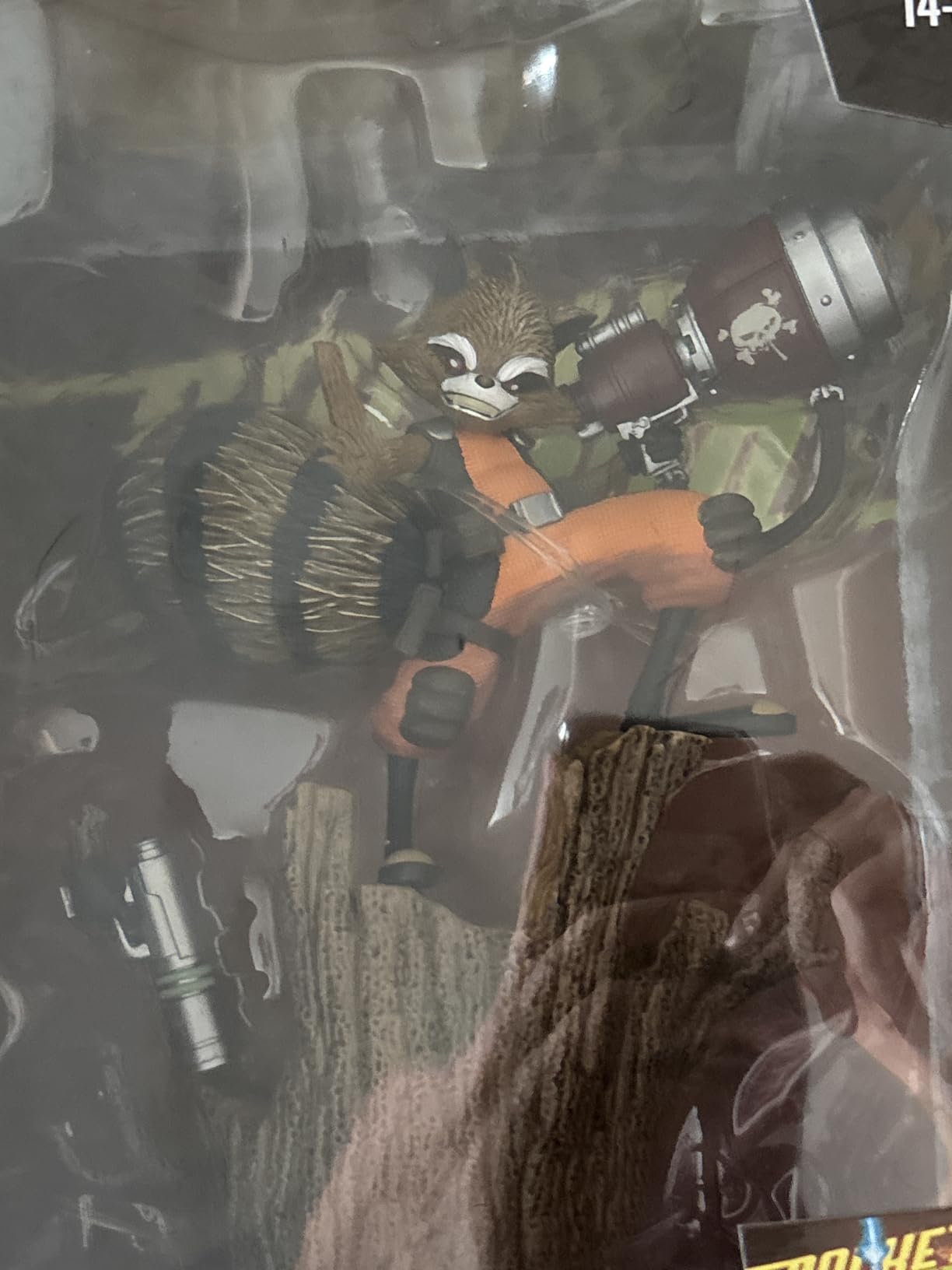 McFarlane Marvel Rocket Raccoon statua 1:6 con fumetto