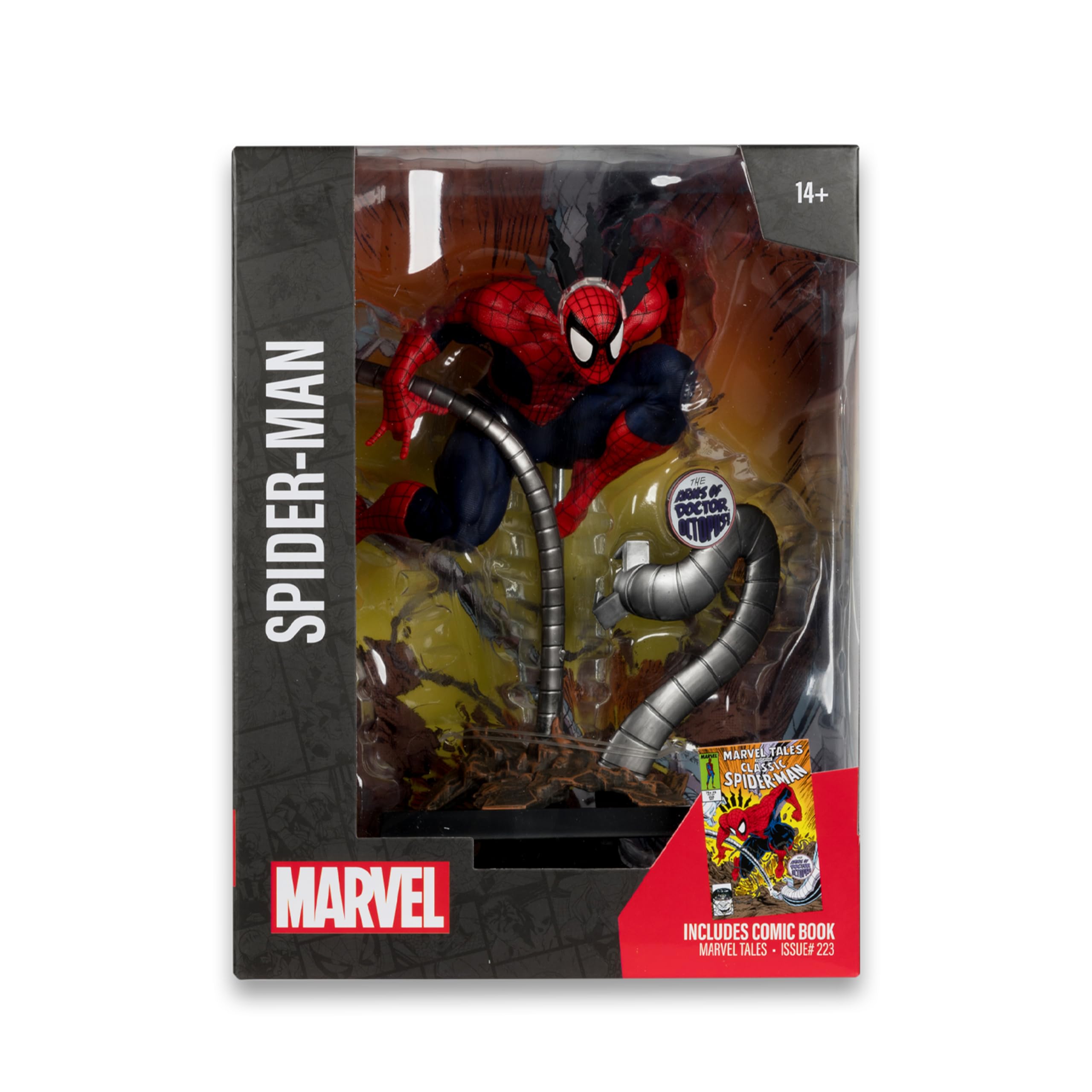 McFarlane Marvel Spider-Man 1:6 figure Tales #223 con fumetto