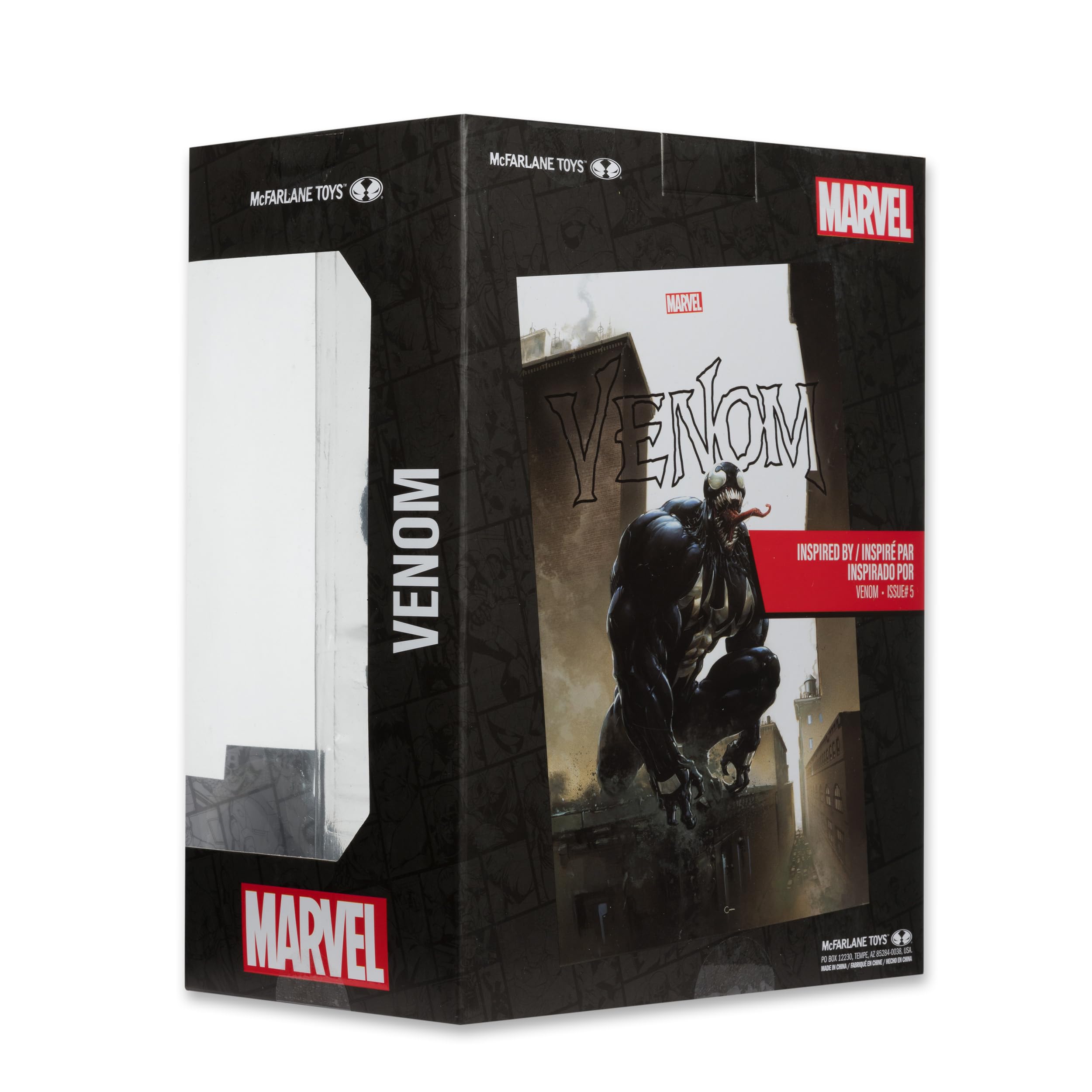 McFarlane Marvel Venom #5 figure 1:6 con fumetto