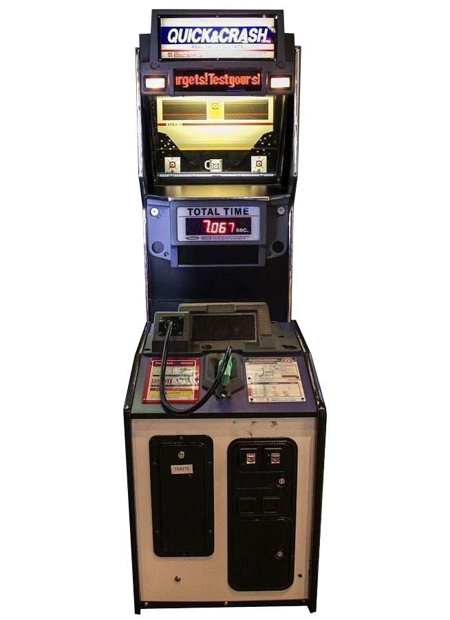 Arcade Story Rari e da Collezione Quick & Crash cabinato tiro