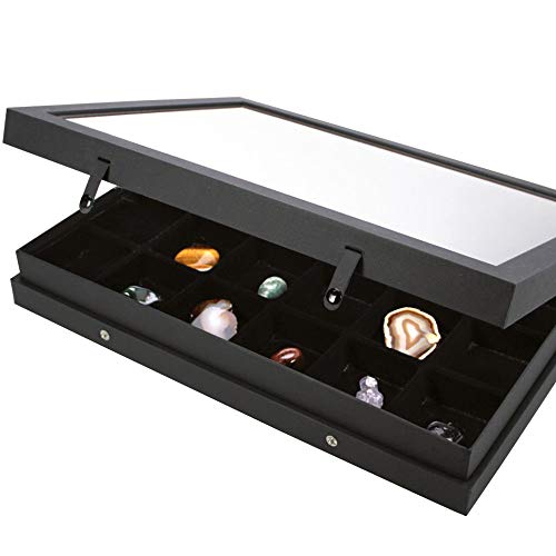 Safe Modellautos vetrina nera modellini 24 scomparti 65x58 mm