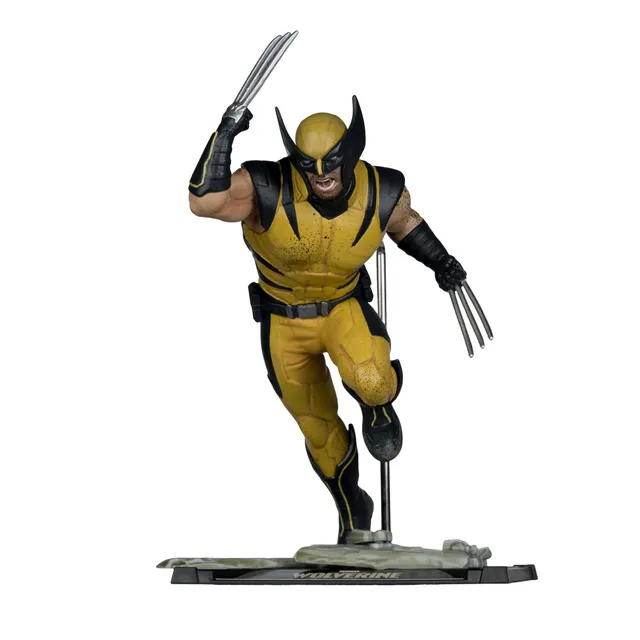 McFarlane Marvel Statua Wolverine Game 1/10 Etichetta Oro