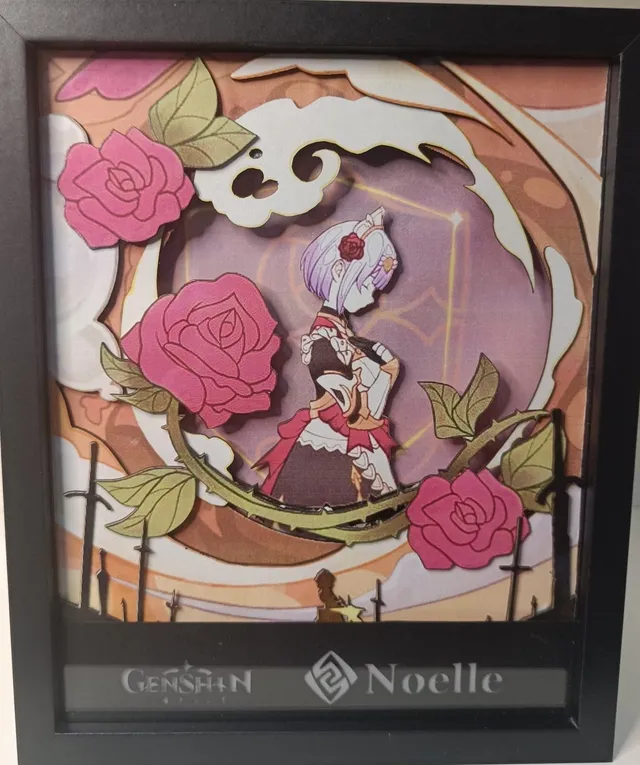 L'Atelier di Zelda Mondi di Luce Noelle lightbox rose rosse