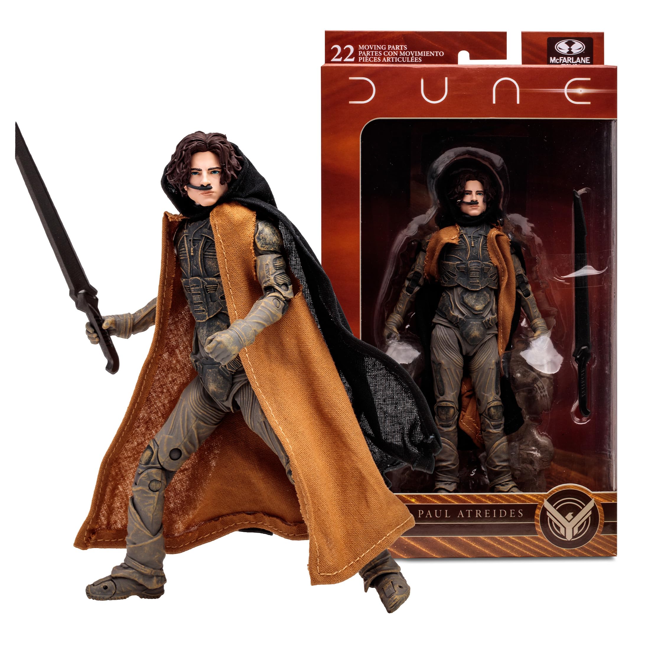 McFarlane Dune Paul Atreides action figure 17,8 cm spada