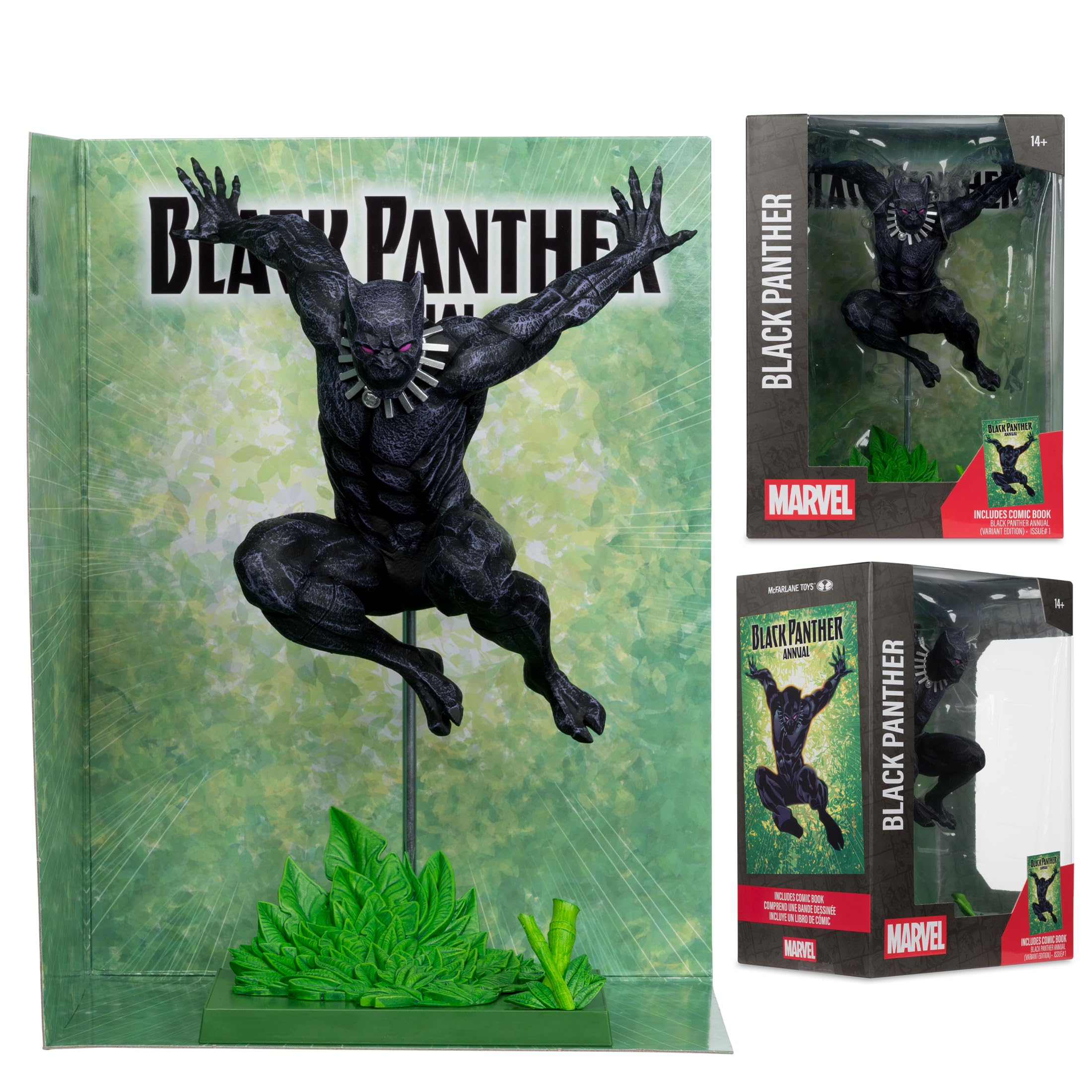 McFarlane Marvel Black Panther 1:6 Statua con Scena Annual #1