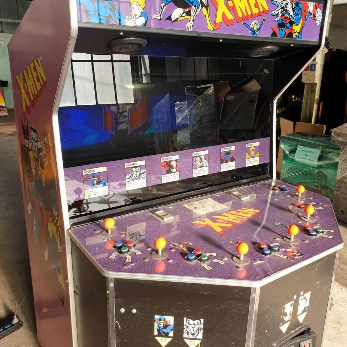 Arcade Story Forgotten Worlds cabinato arcade Capcom 1988