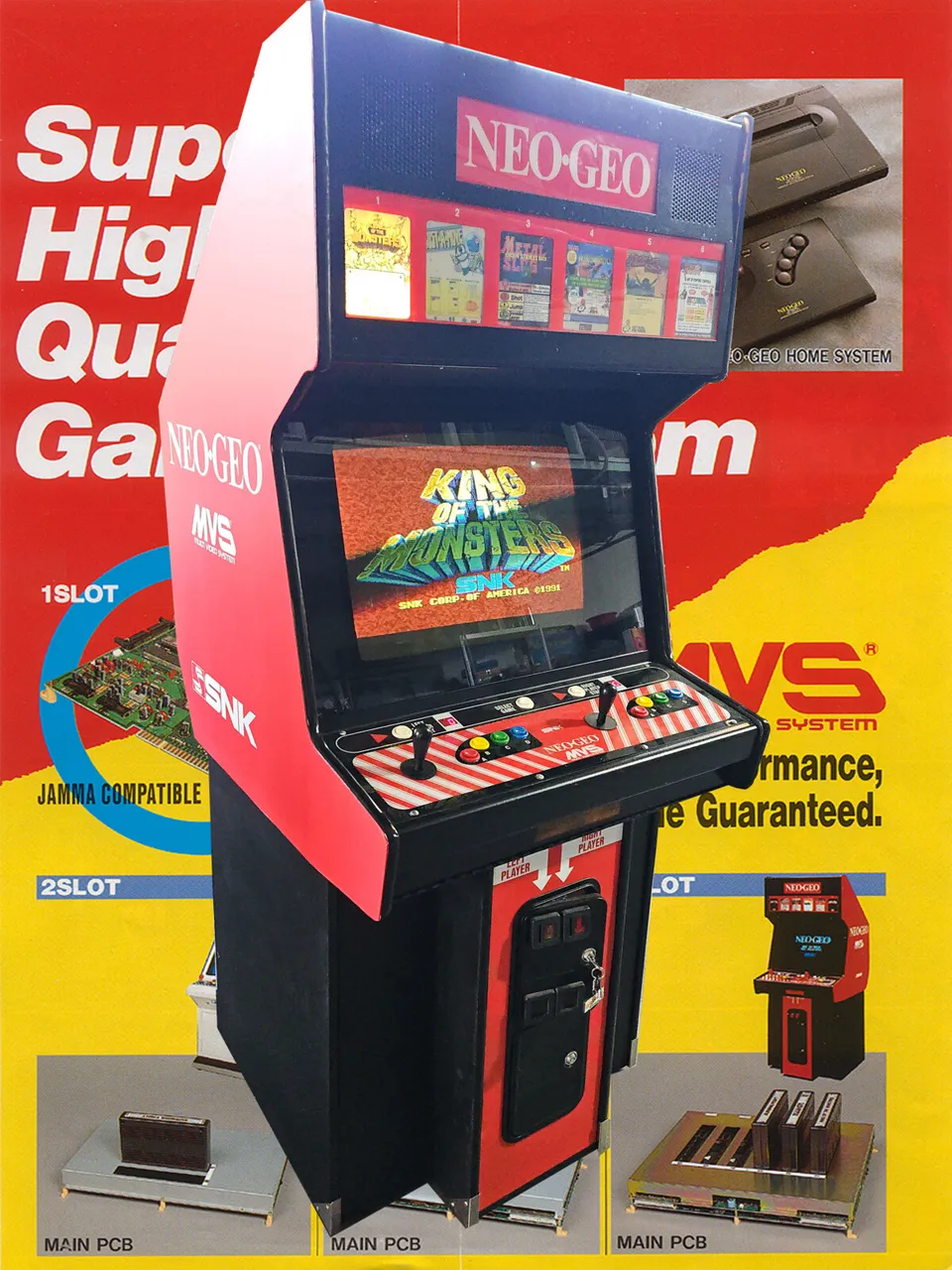 Arcade Story Anni 90 Neo Geo 6 Slot cabinato arcade