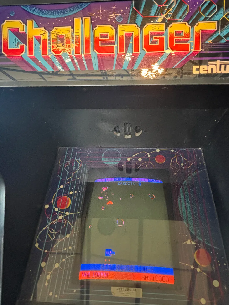 Arcade Story Challenger cabinato sparatutto 1981 16 settori