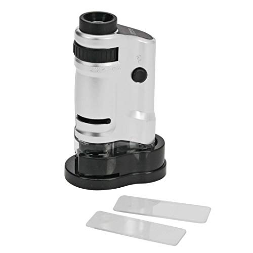 SAFE 5672 Microscopio Tascabile 20-40x LED per Monete