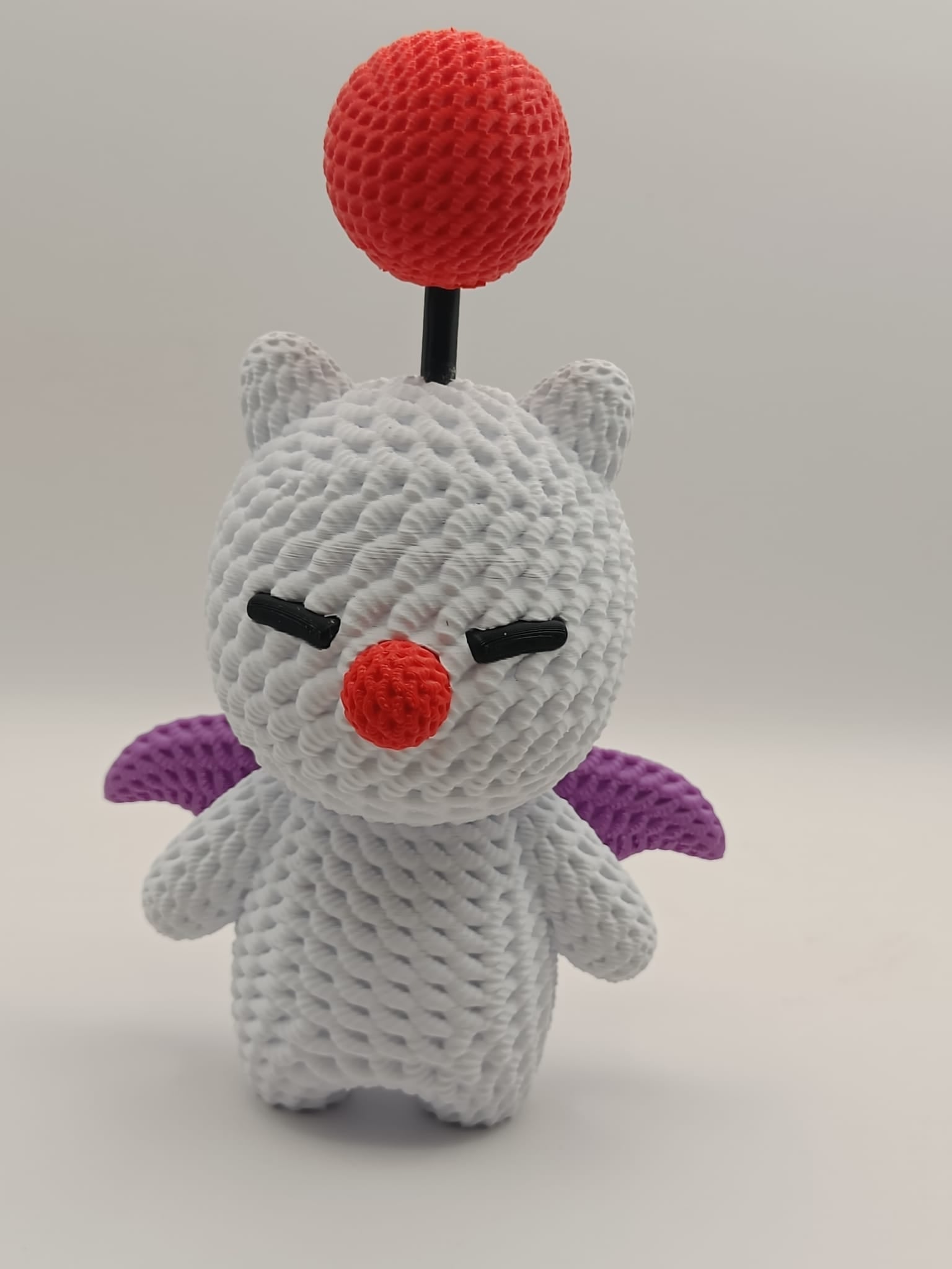 L'Atelier di Zelda Stampe Incantate Moogle statua crochet PLA