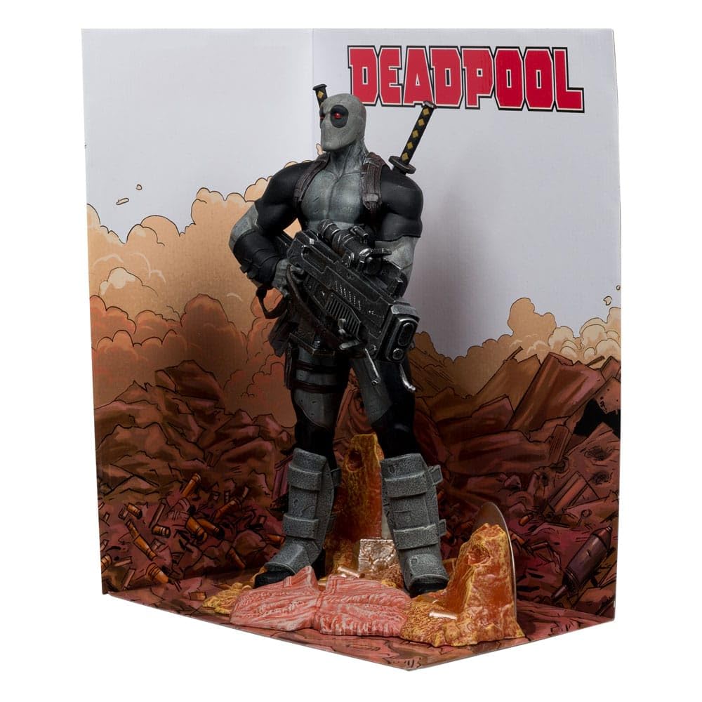 McFarlane Marvel Deadpool Grey Chase Statua PVC 27 cm 1/6