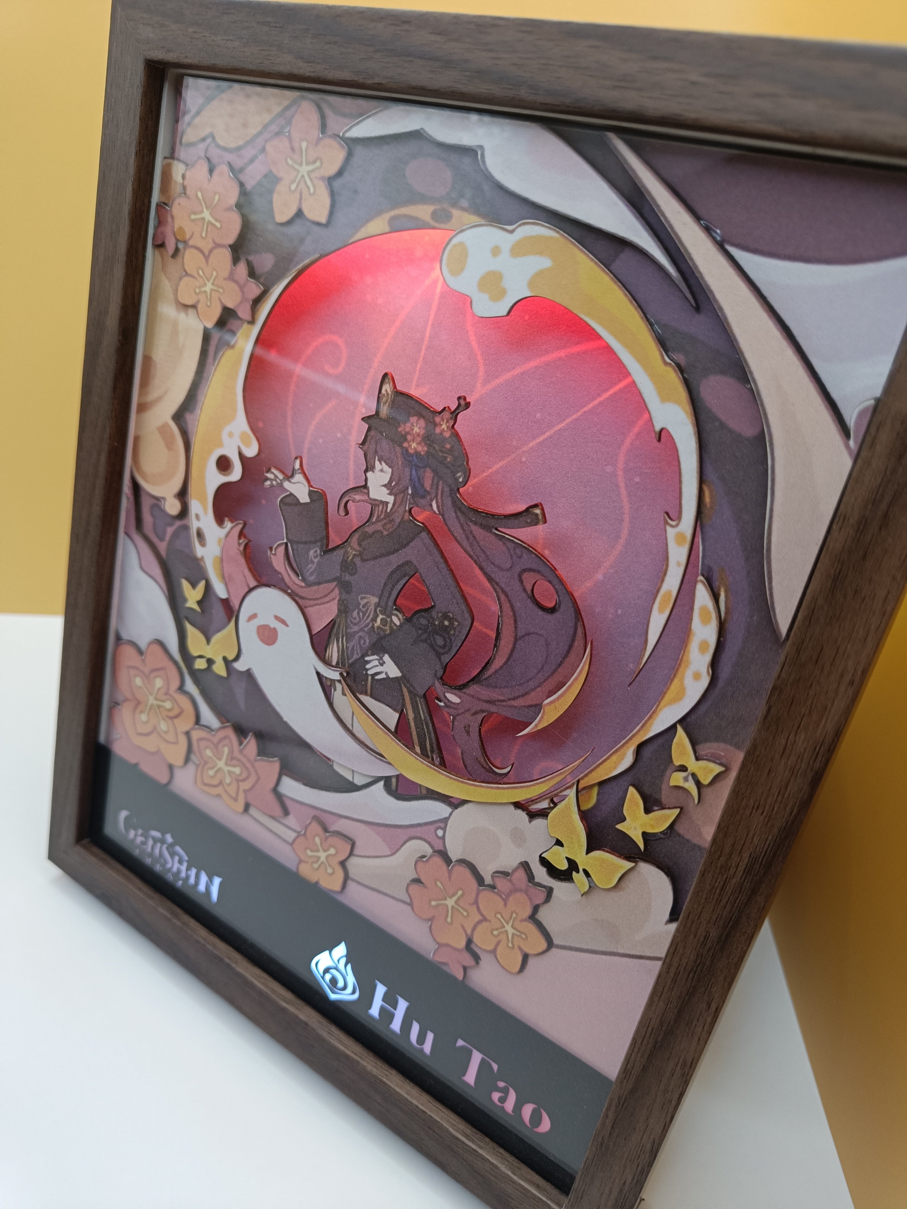L'Atelier di Zelda Mondi di Luce Hu Tao lightbox LED