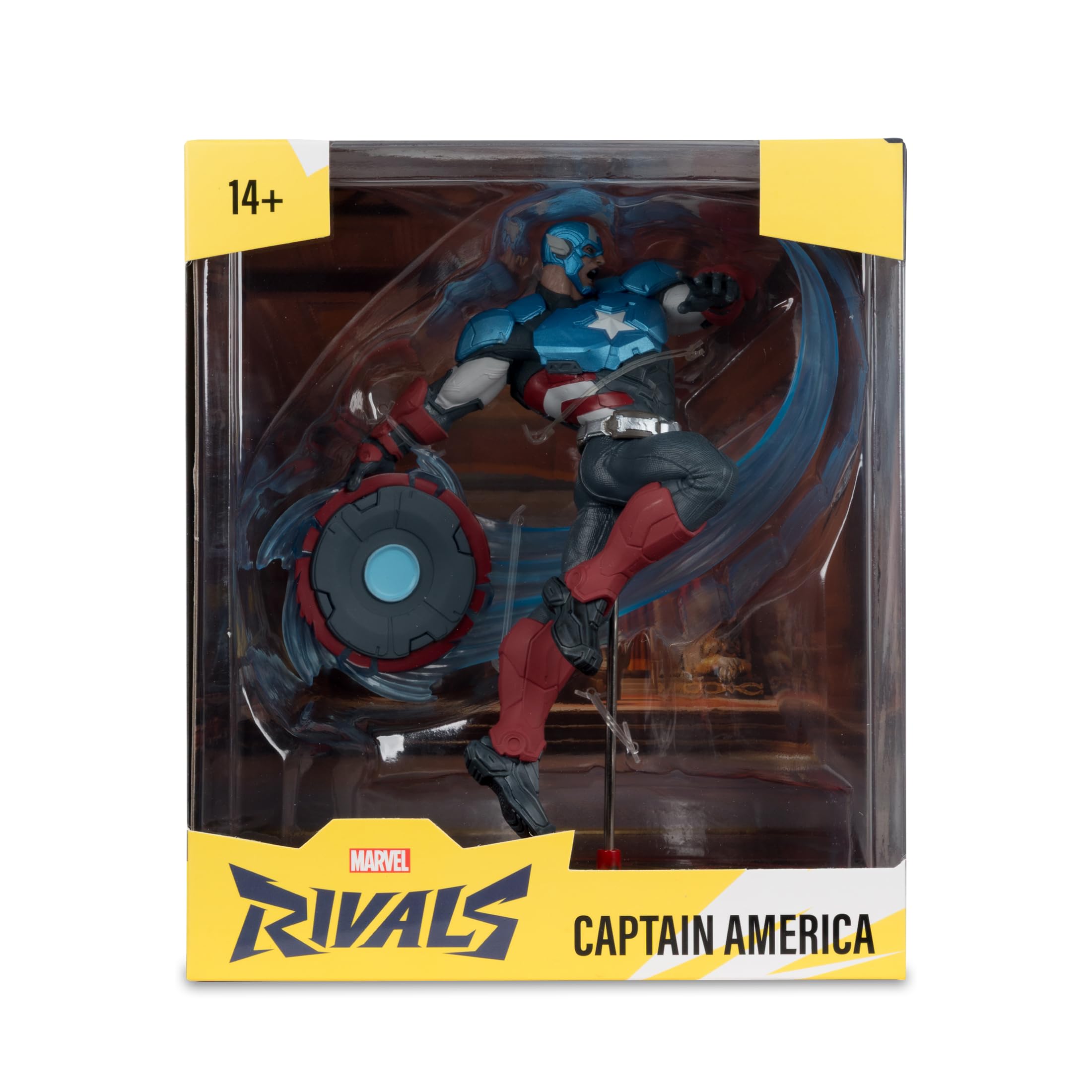 McFarlane Marvel Rivals Captain America statua 1:10 20 cm