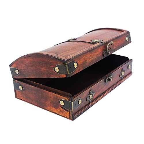 Safe Group Sammelboxen Scrigno Bauletto Legno 25x15x9 cm Tesoro