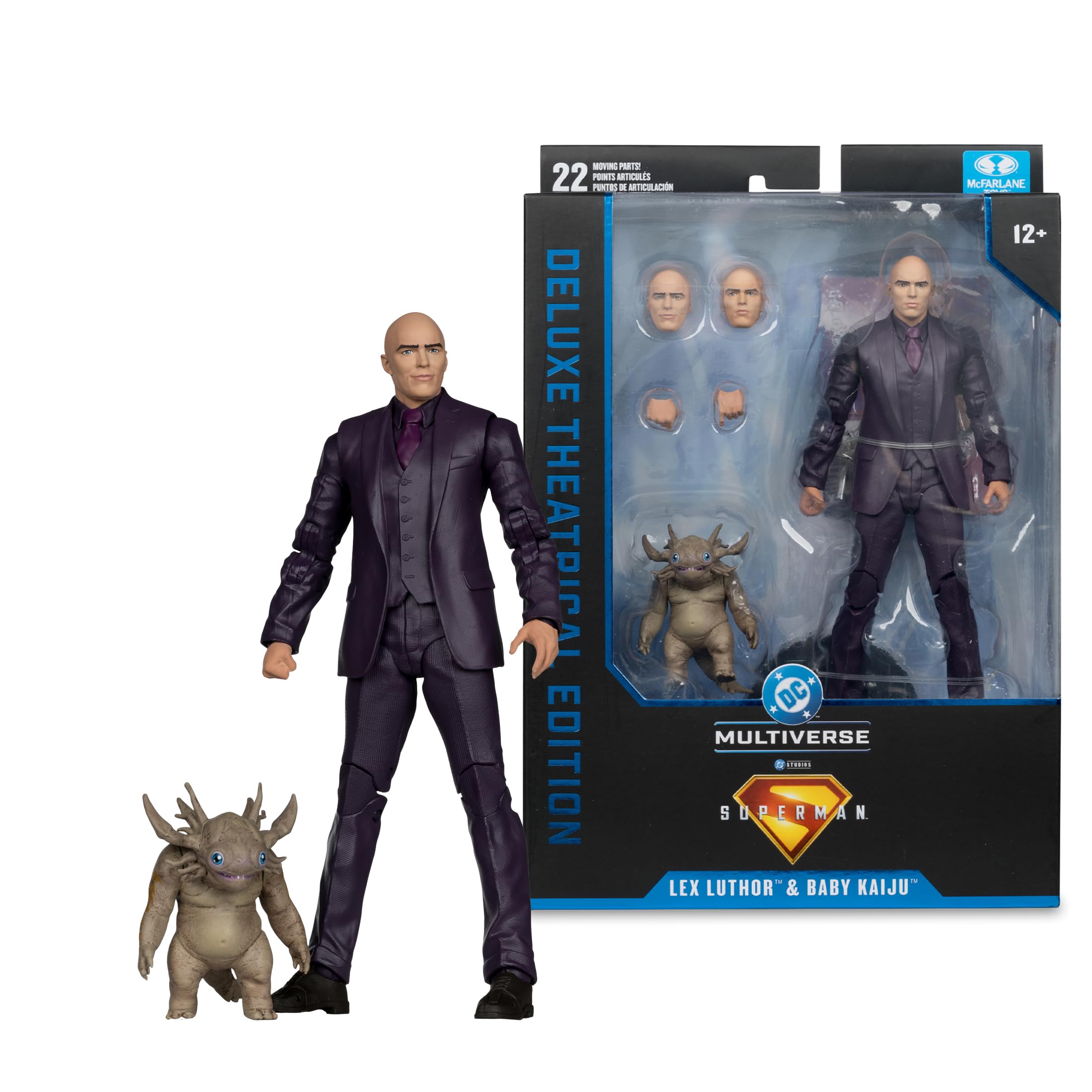 McFarlane DC Multiverse Lex Luthor action figure Baby Kaiju