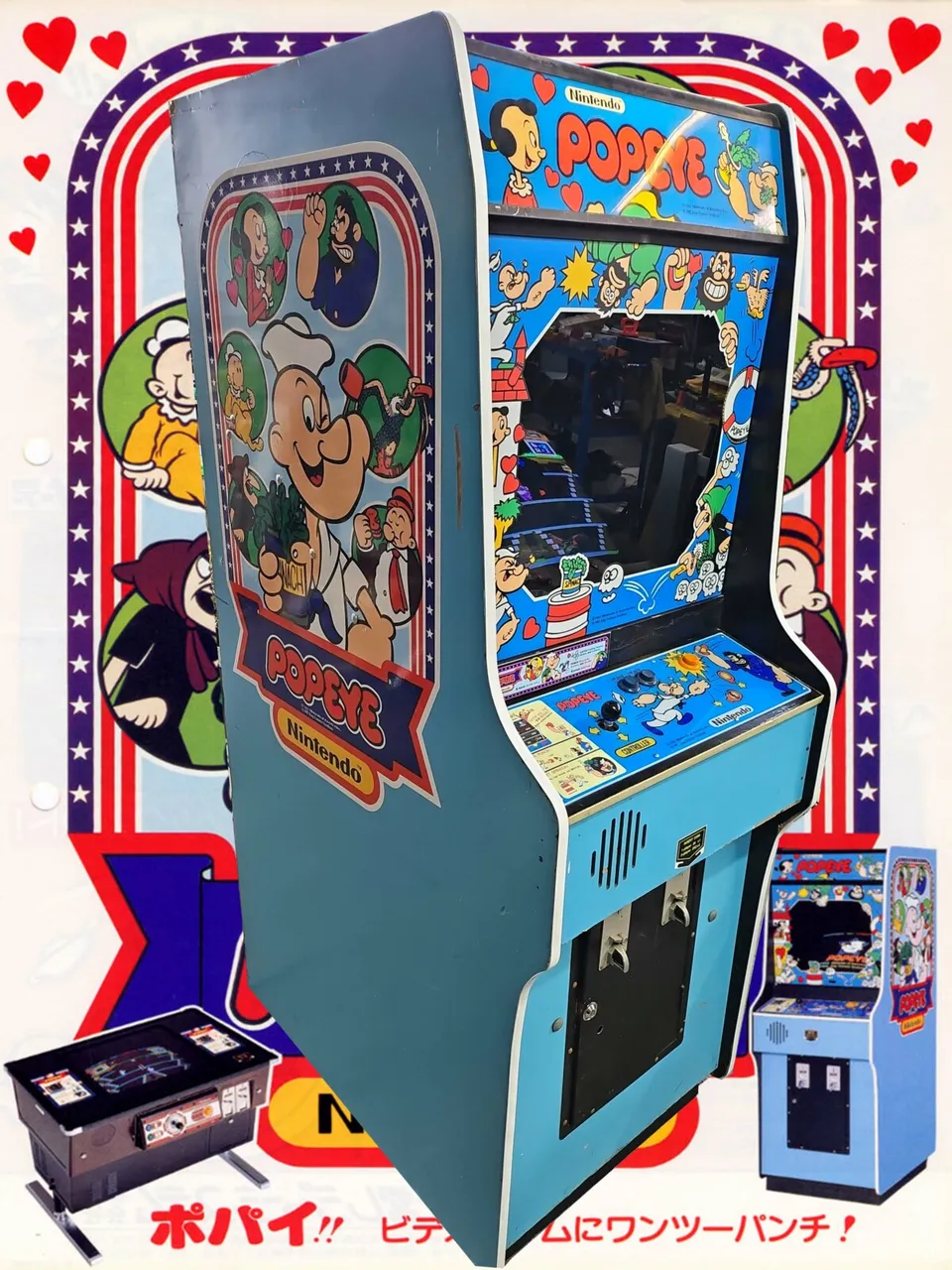 Arcade Story Leggende Arcade Popeye cabinato arcade 1982