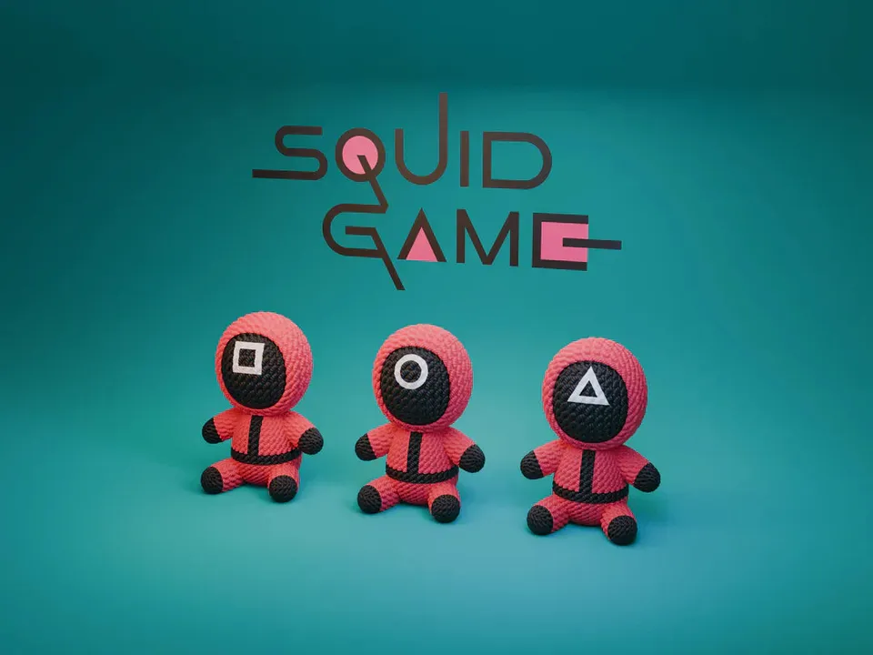 L'Atelier di Zelda Stampe Incantate Squid Game set 3 pezzi