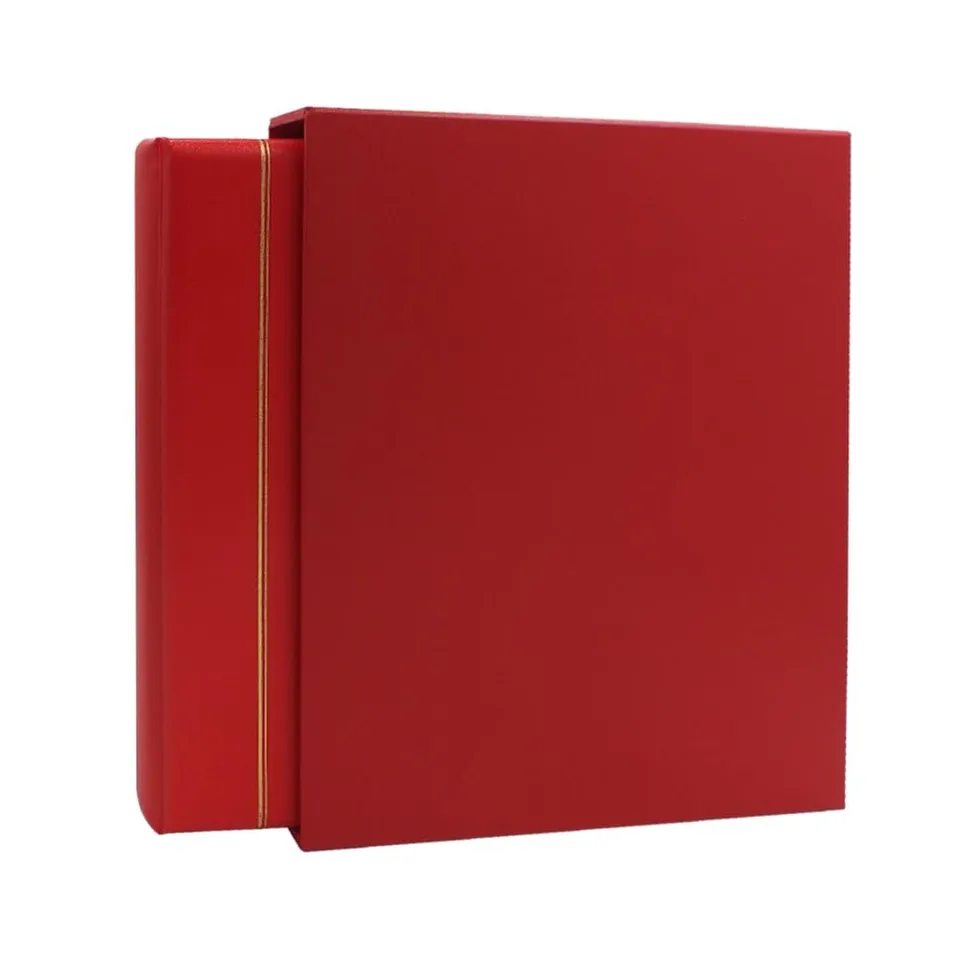 Safe 704-2 Raccoglitore anelli rosso per francobolli Marocco