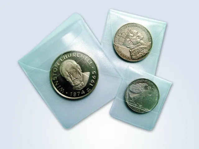 SAFE 1299 Bustine Monete 65x65 mm Set 50 Trasparenti