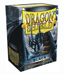 Dragon Shield Bustine Standard nere 100 pezzi Black