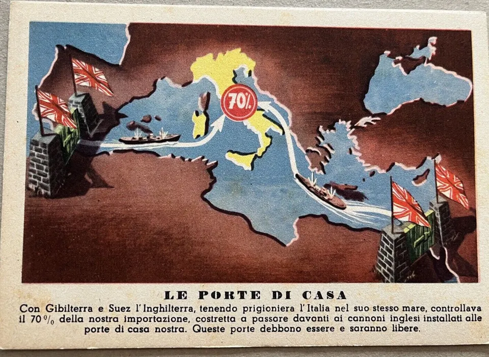 TS Collezionismo Militaria Cartolina militare WWII propaganda non viaggiata