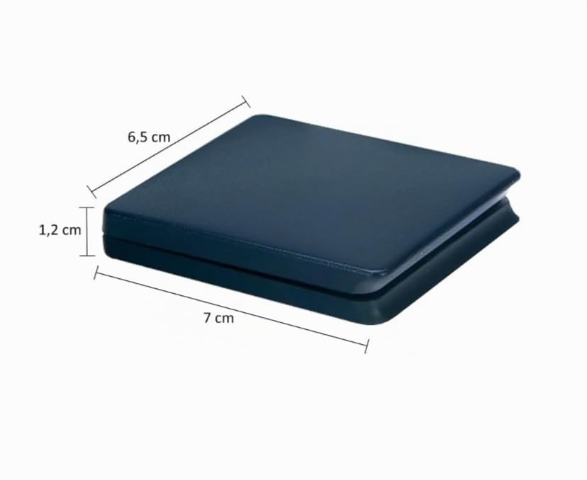Safe 7958 custodia monete 23 mm blu scuro 65x70x12 mm