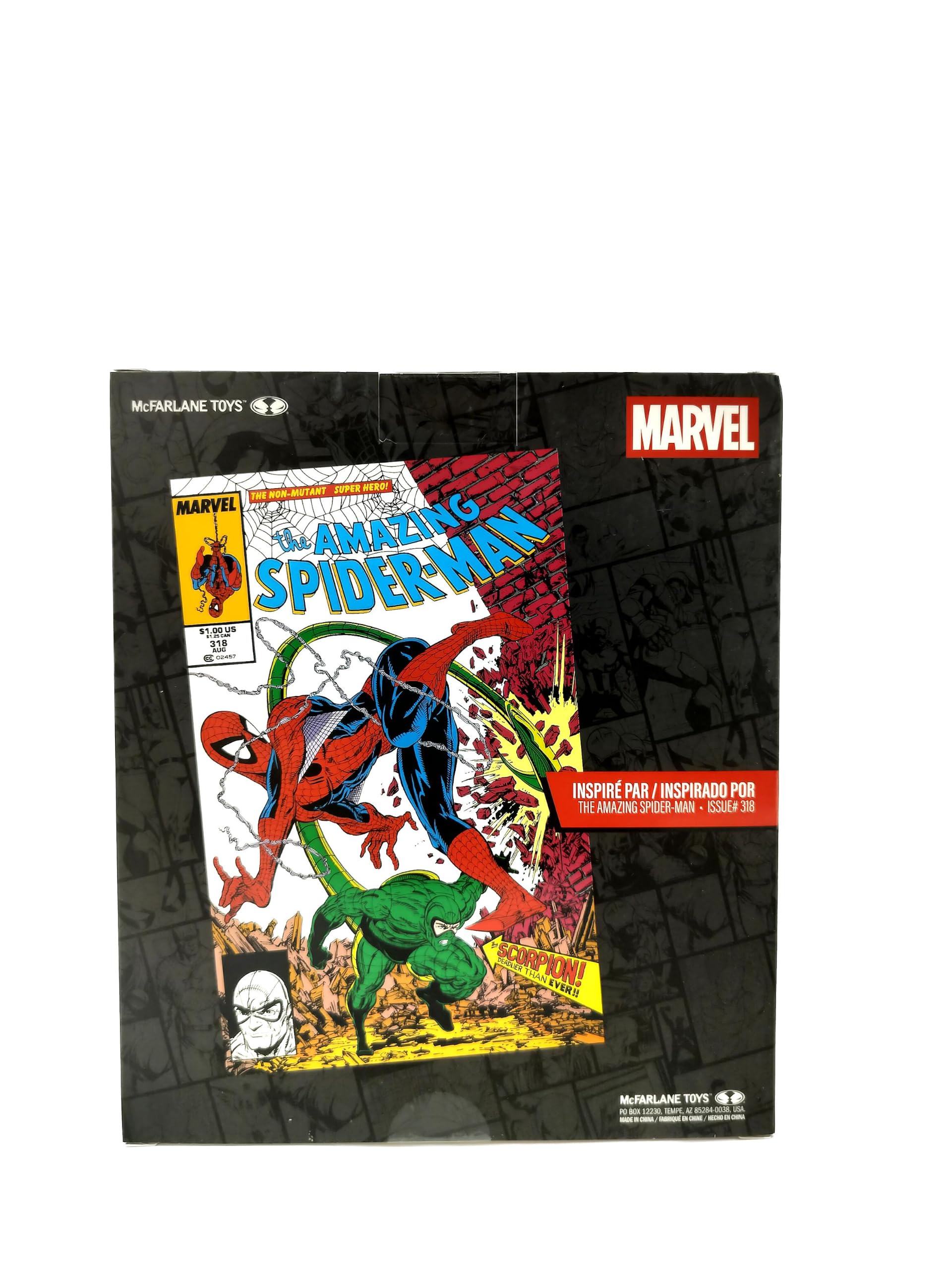 McFarlane Marvel Spider-Man #318 Linea Art Statua 1/10 Gold