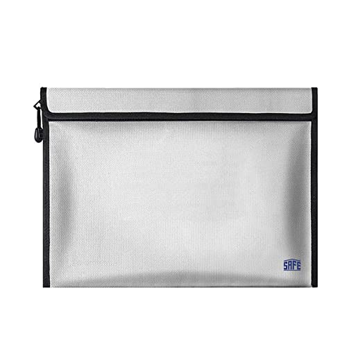 Safe Praktisches borsa portadocumenti ignifuga grigia 38,5x28,5