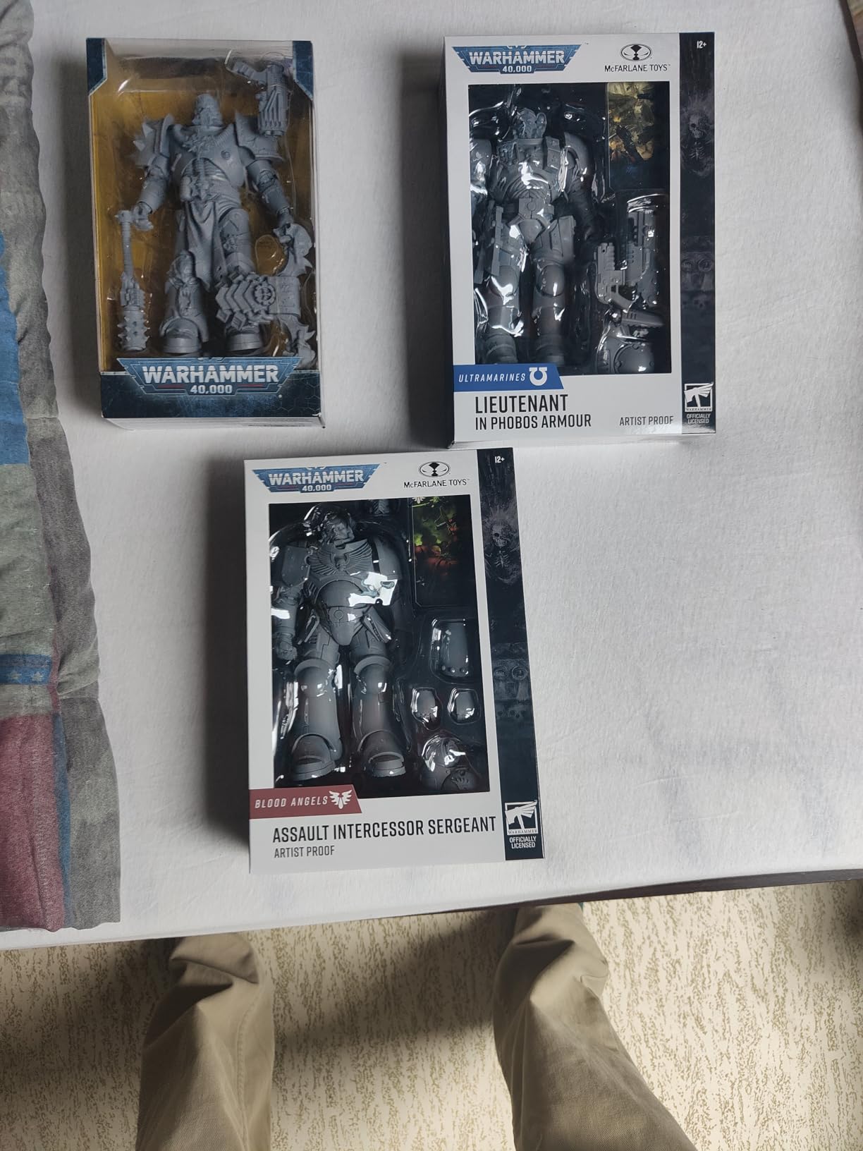 McFarlane Warhammer 40K Tenente Phobos Artist Proof 7" grigia
