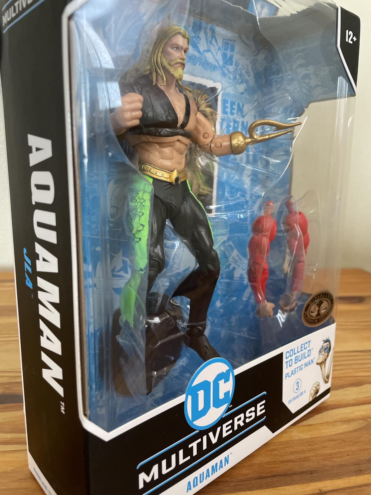 McFarlane DC Multiverse Aquaman JLA action figure 7" tridente