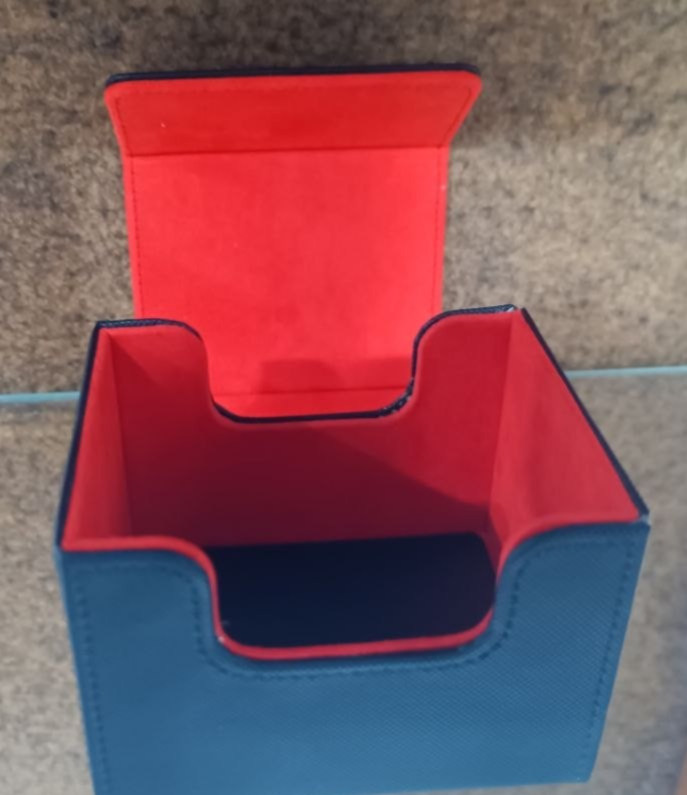 TS Collezionismo Deck Box Premium 100 Carte Nero Rosso